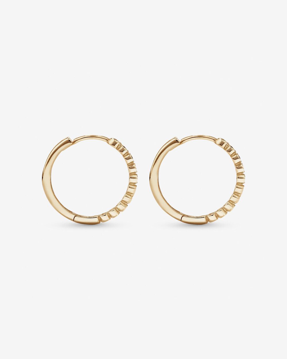 Huggie Earrings in 10kt Yellow Gold - Image 2