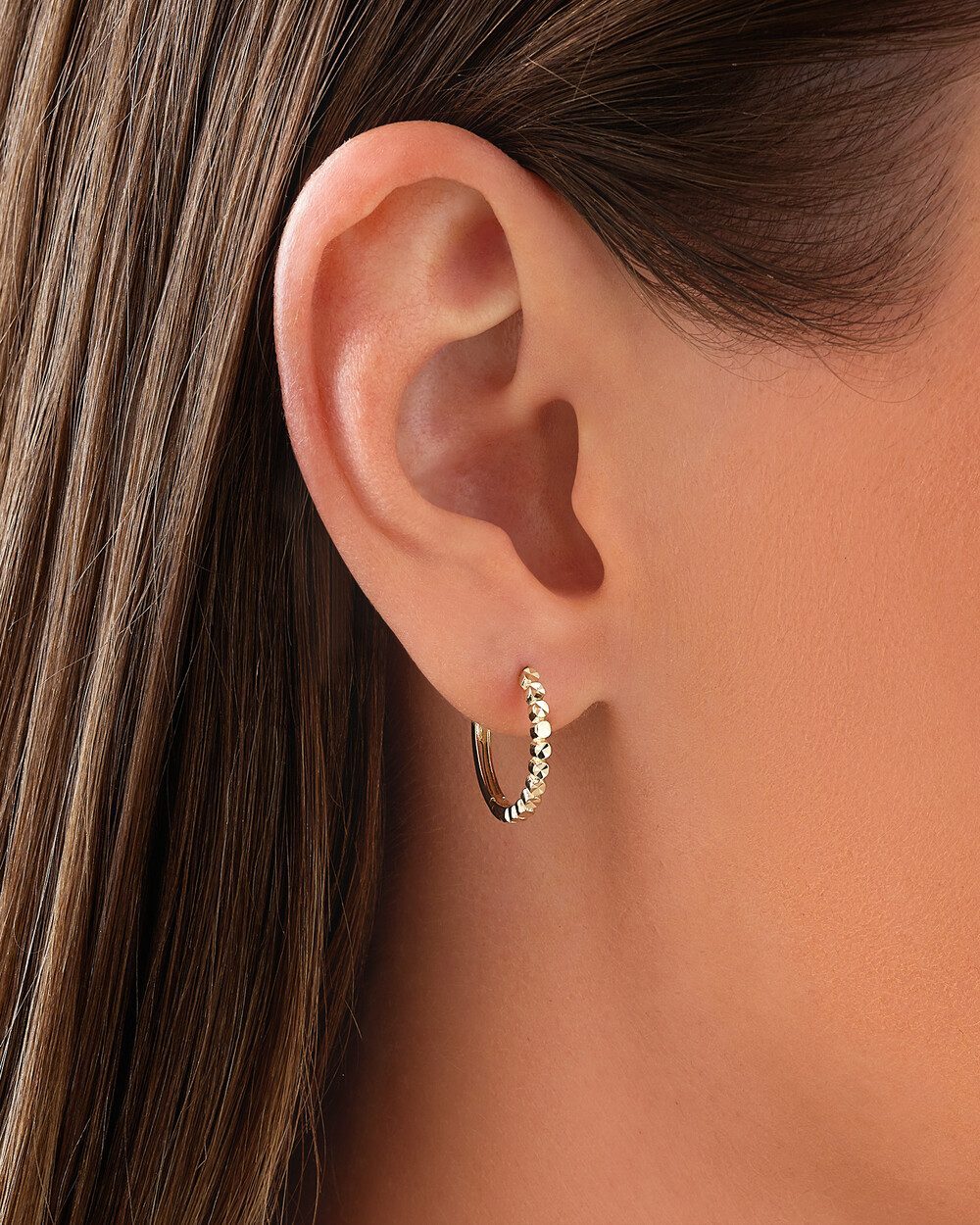 Huggie Earrings in 10kt Yellow Gold - Image 3